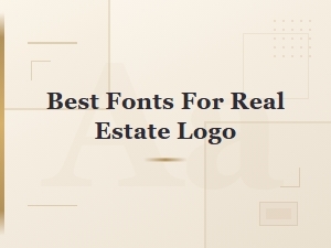 Best Free Fonts for Real Estate Logos and Branding